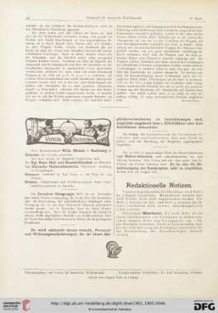 Redaktionelle Notizen
