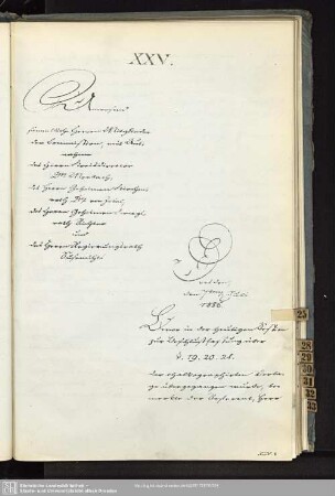 XXV., 7. Juli 1856