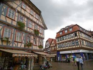 Schmalkalden: Fachwerkhäuser in der Altstadt