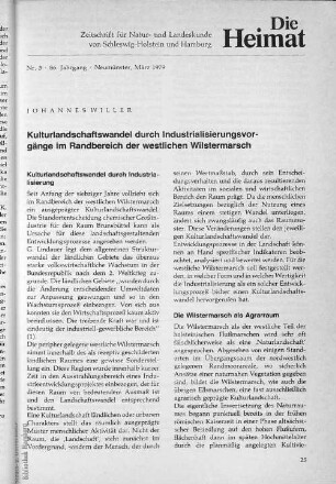 Nr. 3. 86. Jahrgang. Neumünster, März 1979.