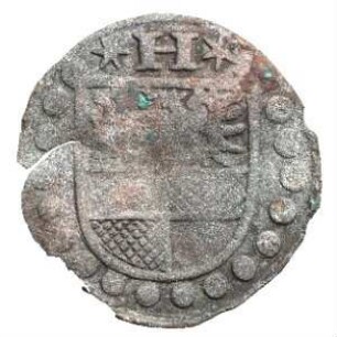 Fundmünze, 3 Pfennig?, 17. Jh. ??