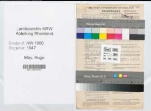 Entnazifizierung Hugo May, geb. 05.08.1915 ()