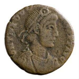Münze, Aes 2, 9. August 378 - 25. August 383 n. Chr.