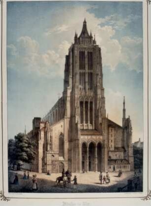 Münster. Westfassade. Vor 1890