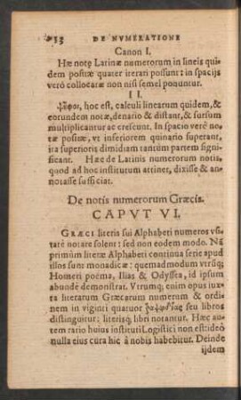 De notis numerorum Graecis. Caput VI.
