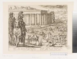 Septem orbis admiranda - Platte 3: Tempel der Diana in Ephesos