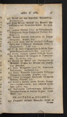 59-94, In Octavo et Duodec. - In Quarto