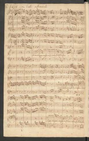 Se non m'inganni cara speranza; S, orch; B-Dur
