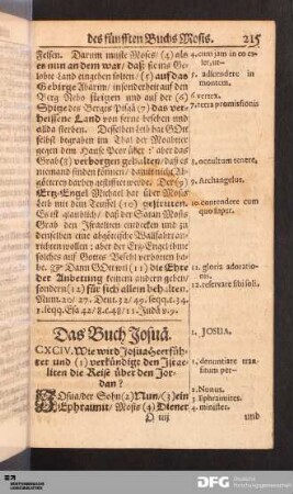 Das Buch Josuä.