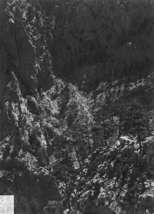 Talblick : Blick von der Bagdadbahn in ein Tal