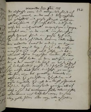 Versailles 21. September 1715