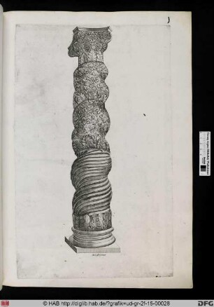Die salomonische Säule.