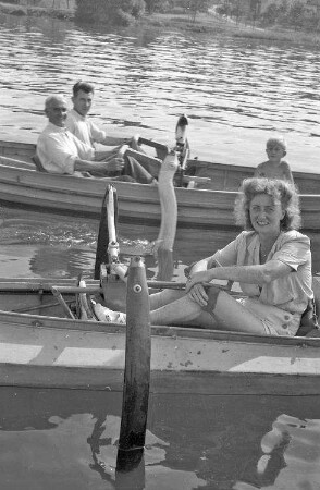 Wallhausen: am Bodensee; Paddel und Zweisitzer Boot