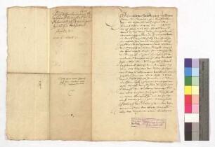 Ritter Reimbold von Staufenberg bekennt, dass der Weinzehnten zu Stürzelbach bei Staufenberg dem Kloster Allerheiligen zusteht.