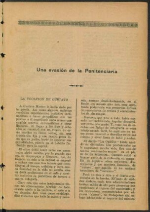La vocación de Gustavo