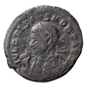 Münze, Follis, Aes 3, 322 n. Chr.