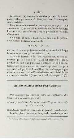 Question d'examen (École Polytechnique).