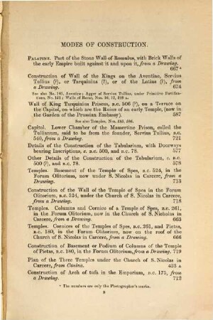 A Catalogue of a Series of Photographs illustrative of the Archæology of Rome, 1