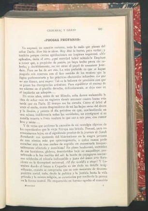"Prosas profanas"