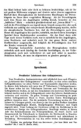 559-561, Preußischer Lehrkursus über Gefängniswesen