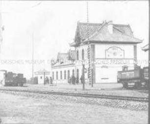 Glasdia vom Bahnhof in "Wei hsien"