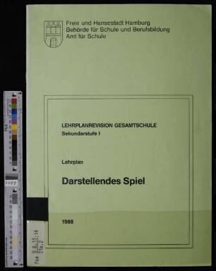 Lehrplan Darstellendes Spiel
