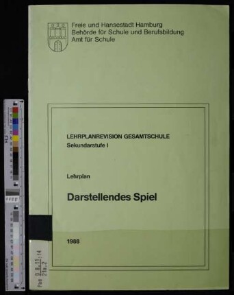 Lehrplan Darstellendes Spiel