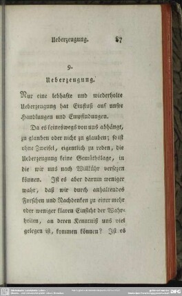 9. Ueberzeugung