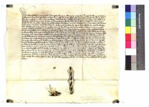 König Wenzel belehnt die Ritter Wernher Nothaft und Hans von Stadion anstatt Graf Eberhard IV. von Württemberg mit den böhmischen Lehen Beilstein, Neuenbürg, Lichtenberg und Bottwar.