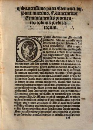 Vita et officium ac missa cum cantu S. Antonini