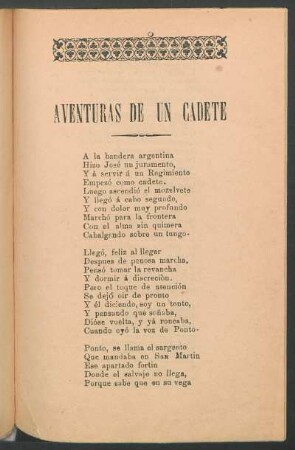 Aventuras de un cadete
