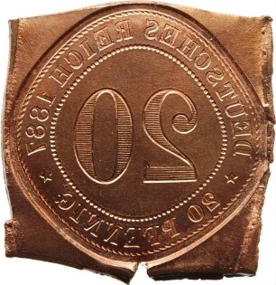 20 Pfennig (Revers Abdruck)