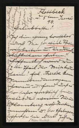 Brief an Marie von Bülow : 05.06.1894