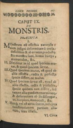 Caput IX. De Monstris.