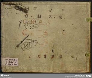 Schreib- und Sprachübungen für Christian II. von Sachsen - Mscr.Dresd.J.298.d : Deutsch, Latein