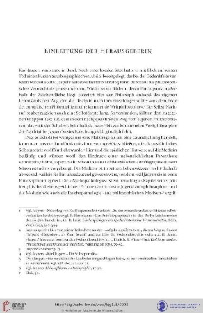 Einleitung der Herausgeberin