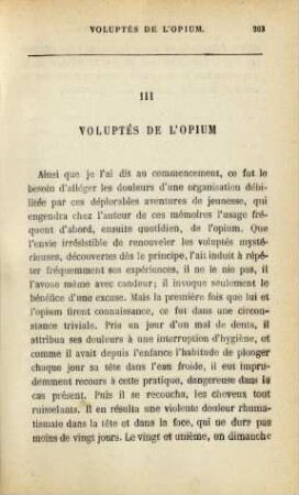 III. Voluptés de l'opium