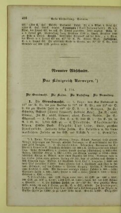 Neunter Abschnitt. Das Königreich Norwegen