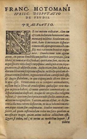 De feudis commentatio tripartita