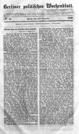 No 50, 14. Dezember 1839