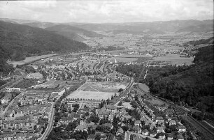 Freiburg i. Br. aus der Luft, Dreisamtal