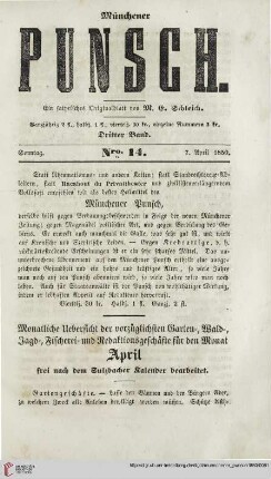 Nro. 14 (7. April 1850)
