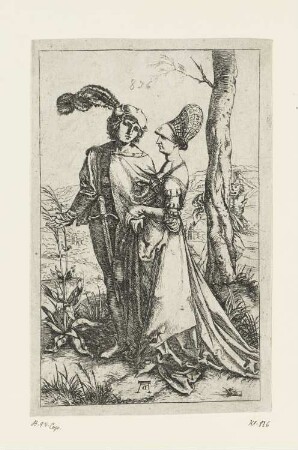 Liebespaar und der Tod (Der Spaziergang)