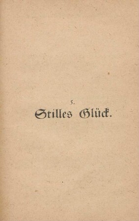 5. Stilles Glück
