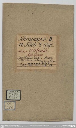 Siroe re di Persia. Excerpts : orch, bc
