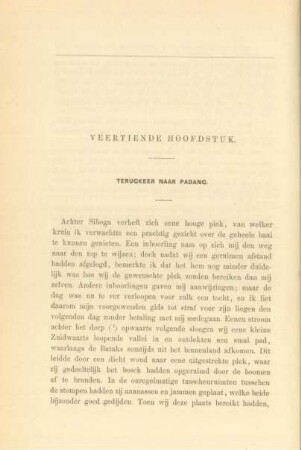 Veertiende hoofdstuk. Teruckeer naar Padang