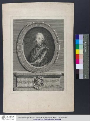 Etienne François Duc de Choiseul d'Amboise ... / M. Vanloo Pinxit
