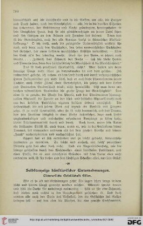 1: Selbstanzeige künstlerischer Unternehmungen : litterarische Gesellschaft Essen