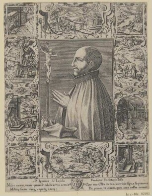 Bildnis des P. Ignatius de Loiola