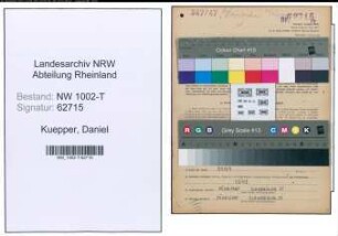 Entnazifizierung Daniel Kuepper , geb. 03.11.1905 (Betriebsleiter)